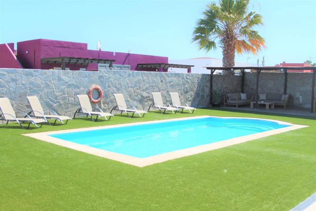 Villa & Golf & Heated Saltwater Pool & Leisure & Wifi Caleta De Fuste Kültér fotó